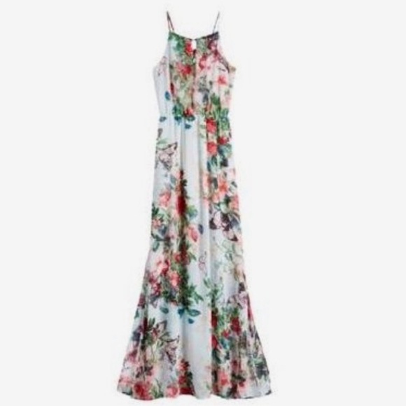 Fate Ruby Maxi Strappy Tank Floral Dress M - Picture 10 of 10